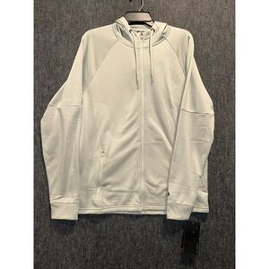 Layer 8 Full Zip Hoodie Mens M Forest Fog NEW Qwick-Dry Performance L44558